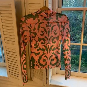 Mesh AFRM turtleneck top